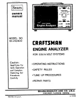 Preview for 1 page of Craftsman 161.210400 Owner'S Manual