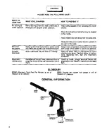 Preview for 4 page of Craftsman 16225 - Power Washer With 10 Ft. Chemical Draw Hose Owner'S Manual