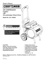 Craftsman 16636 - 5 Gal. Air Compressor Owner'S Manual preview