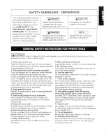 Preview for 3 page of Craftsman 171.254841 Owner'S Manual