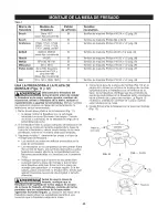 Preview for 49 page of Craftsman 171.61181 Owner'S Information Manual