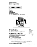 Craftsman 171.917508 Owner'S Manual предпросмотр