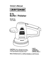 Preview for 1 page of Craftsman 172.10720 Owner'S Manual