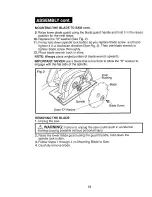 Preview for 13 page of Craftsman 172.10850 Owner'S Manual