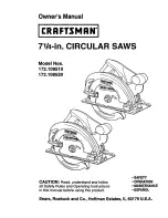 Craftsman 172.108510 Owner'S Manual preview