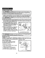 Предварительный просмотр 21 страницы Craftsman 172.10853 Owner'S Manual