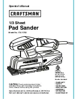 Craftsman 172.11702 Operator'S Manual preview