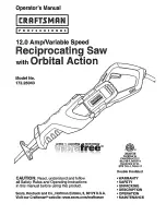 Craftsman 172.26043 Operator'S Manual preview