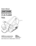 Preview for 1 page of Craftsman 172.26729 Owner'S Manual