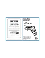 Craftsman 172.417700 Operator'S Manual preview