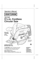 Craftsman 172.67098 Operator'S Manual preview