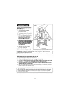 Preview for 17 page of Craftsman 17540 - 9.5 Amp 1-3/4 HP Plunge Base Router Operator'S Manual