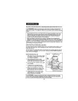 Preview for 22 page of Craftsman 17540 - 9.5 Amp 1-3/4 HP Plunge Base Router Operator'S Manual