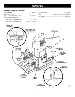 Preview for 8 page of Craftsman 17550 - 3.5 Amp Detail Biscuit Jointer Operator'S Manual