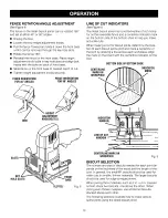 Preview for 13 page of Craftsman 17550 - 3.5 Amp Detail Biscuit Jointer Operator'S Manual