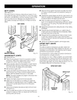 Preview for 15 page of Craftsman 17550 - 3.5 Amp Detail Biscuit Jointer Operator'S Manual