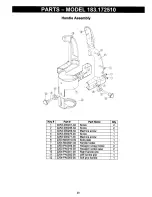 Preview for 20 page of Craftsman 183.172510 Owner'S Manual