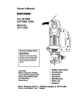 Preview for 1 page of Craftsman 183.172520 Owner'S Manual