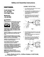 Craftsman 183.287660 Safety And Assembly Instructions preview