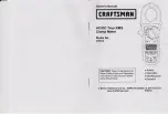 Preview for 1 page of Craftsman 19741 Owner'S Manual