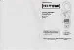 Craftsman 19741 Owner'S Manual предпросмотр