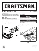 Preview for 1 page of Craftsman 19A30042791 Installation Manual