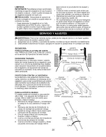 Предварительный просмотр 28 страницы Craftsman 2-N-1 - 5.50 Torque Rating 22 in. Deck Mulch-Side Discharge Push Lawn Mower 38512 Owner'S Manual