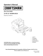 Предварительный просмотр 1 страницы Craftsman 204111 Operator'S Manual