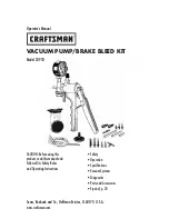 Предварительный просмотр 1 страницы Craftsman 20930 Operator'S Manual