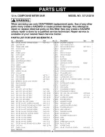 Preview for 48 page of Craftsman 21221 - 12 in. Sliding Dual Bevel Compound Miter Saw Operator'S Manual