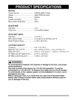 Preview for 59 page of Craftsman 21221 - 12 in. Sliding Dual Bevel Compound Miter Saw Operator'S Manual