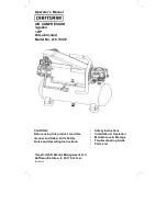 Craftsman 218.10012 Operator'S Manual preview