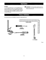 Preview for 13 page of Craftsman 21805 - 10 in. Table Saw Operator'S Manual