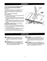 Preview for 19 page of Craftsman 21805 - 10 in. Table Saw Operator'S Manual