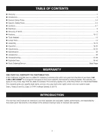 Предварительный просмотр 2 страницы Craftsman 21828 - Professional 10 in. Jobsite Saw Operator'S Manual