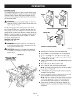 Предварительный просмотр 27 страницы Craftsman 21828 - Professional 10 in. Jobsite Saw Operator'S Manual