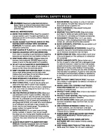 Preview for 3 page of Craftsman 21829 - Professional 10 in. Portable Table Saw Operator'S Manual