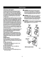 Preview for 12 page of Craftsman 21829 - Professional 10 in. Portable Table Saw Operator'S Manual