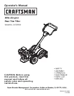 Предварительный просмотр 1 страницы Craftsman 21AB40M1099 Operator'S Manual