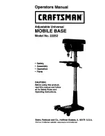 Craftsman 22252 Operator'S Manual preview