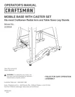 Craftsman 22283A Operator'S Manual preview