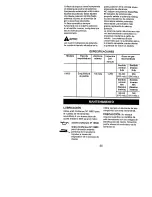 Preview for 25 page of Craftsman 235.199050 Owner'S Manual