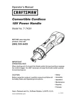 Craftsman 240.74295 Operator'S Manual preview