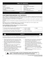 Preview for 2 page of Craftsman 24594 - Professional Universal Broadcast Spreader Operator'S Manual