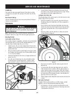 Preview for 21 page of Craftsman 247.20242 SERIES Operator'S Manual