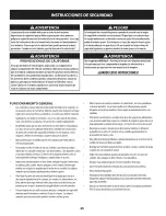 Preview for 40 page of Craftsman 247.203691 Operator'S Manual