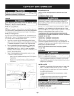 Preview for 67 page of Craftsman 247.203691 Operator'S Manual