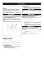 Предварительный просмотр 14 страницы Craftsman 247.203700 Operator'S Manual