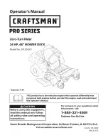 Craftsman 247.204201 Operator'S Manual предпросмотр