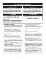 Preview for 40 page of Craftsman 247.204201 Operator'S Manual